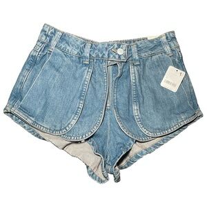 NWT Free People We The Free Sz 26 Prince Street Medium Wash Denim Shorts Boho